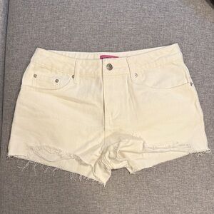 Edikted White Jean Short